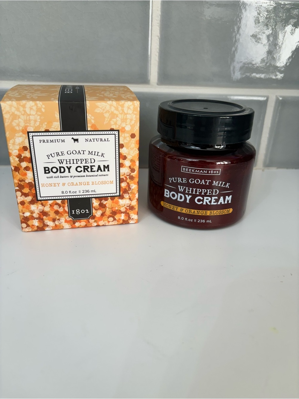 Beekman 1802 Honey & Orange Blossom Pure Goat Milk Whipped Body Cream - new